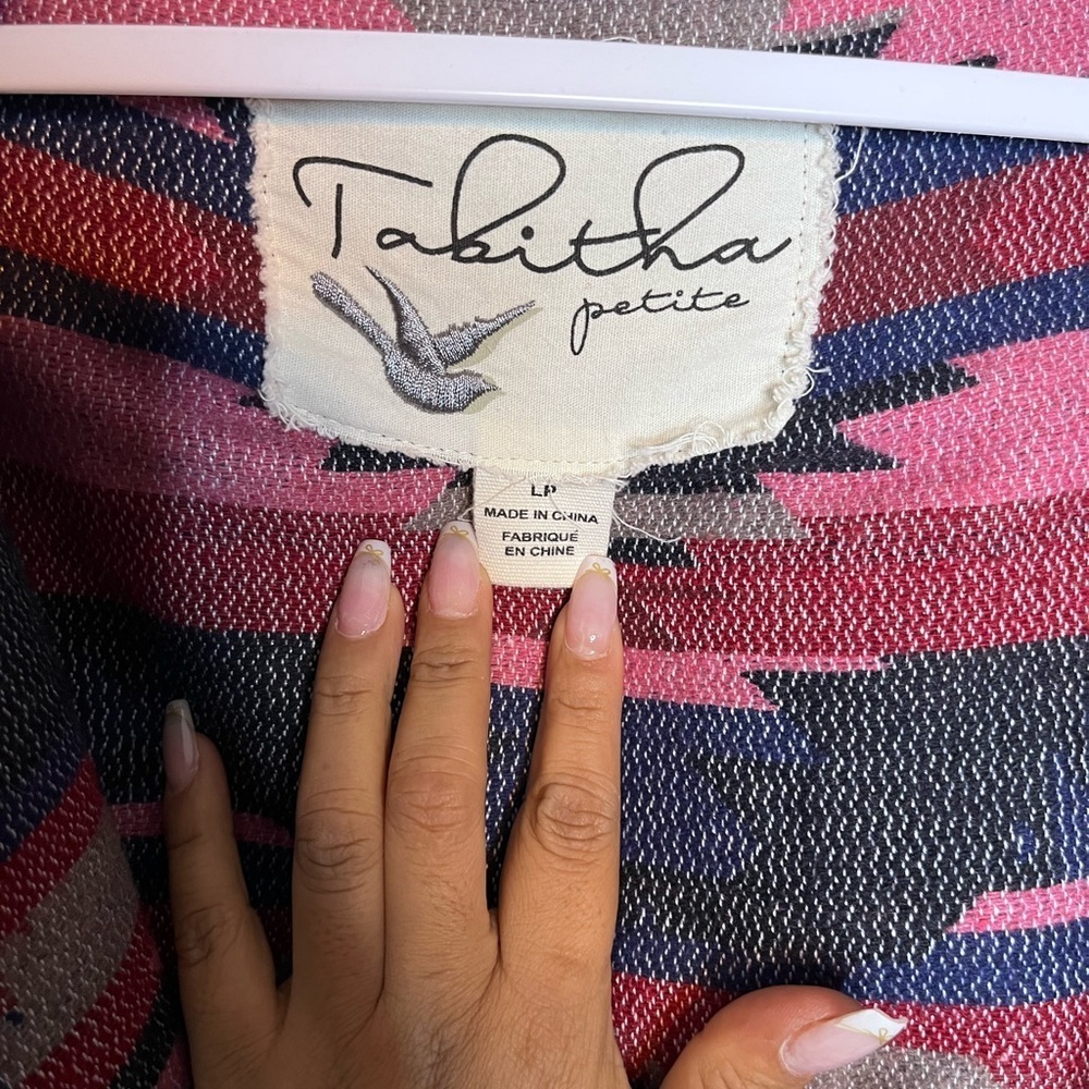 Tabitha Pink and Blue Aztec Print Jacket 
LP - Picture 8 of 13